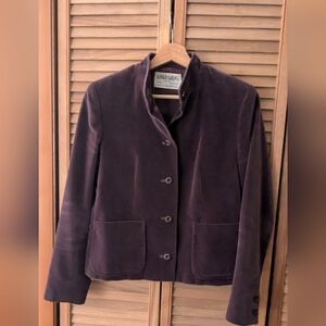 Jaeger Purple Women's Blazer & Skirt Set